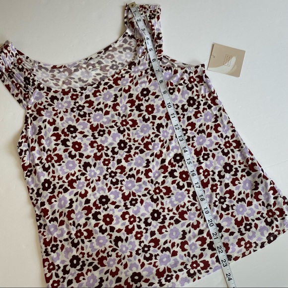 NWT 14th & Union floral tank top - Picture 4 of 7